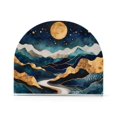 thumbnail image 1 of Yayeee Napkin Holder for Table Set of 2 Kitchen Paper Tissue Organization, Green Mountains, 1 of 8
