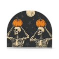 thumbnail image 1 of Yayeee Napkin Holder for Table Set of 2 Kitchen Paper Tissue Organization, Halloween Skeleton Moon, 1 of 8