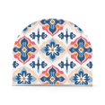 thumbnail image 1 of Yayeee Napkin Holder for Table Set of 2 Kitchen Paper Tissue Organization, Navy Blossom Mosaic, 1 of 8
