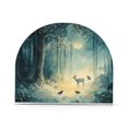 thumbnail image 1 of Yayeee Napkin Holder for Table Set of 2 Kitchen Paper Tissue Organization, Night Forest Scene, 1 of 8