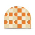 thumbnail image 1 of Yayeee Napkin Holder for Table Set of 2 Kitchen Paper Tissue Organization, Orange Checkered Pattern, 1 of 8