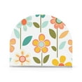 thumbnail image 1 of Yayeee Napkin Holder for Table Set of 2 Kitchen Paper Tissue Organization, Orange Retro Flower, 1 of 8
