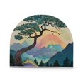 thumbnail image 1 of Yayeee Napkin Holder for Table Set of 2 Kitchen Paper Tissue Organization, Pine Tree Rainbow, 1 of 8