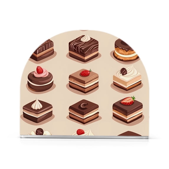 Yayeee Napkin Holder for Table Set of 2 Kitchen Paper Tissue Organization, Pink Cakes