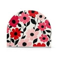 thumbnail image 1 of Yayeee Napkin Holder for Table Set of 2 Kitchen Paper Tissue Organization, Pink and Red Flowers, 1 of 8