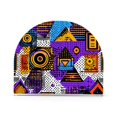 thumbnail image 1 of Yayeee Napkin Holder for Table Set of 2 Kitchen Paper Tissue Organization, Purple Simple Triangles, 1 of 8