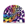 thumbnail image 1 of Yayeee Napkin Holder for Table Set of 2 Kitchen Paper Tissue Organization, Purple Wavy Plaid, 1 of 8