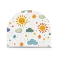 thumbnail image 1 of Yayeee Napkin Holder for Table Set of 2 Kitchen Paper Tissue Organization, Rainbows Pattern, 1 of 8