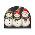 thumbnail image 1 of Yayeee Napkin Holder for Table Set of 2 Kitchen Paper Tissue Organization, Red Snowmen, 1 of 8