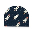 thumbnail image 1 of Yayeee Napkin Holder for Table Set of 2 Kitchen Paper Tissue Organization, Rocket Pattern, 1 of 8