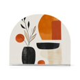 thumbnail image 1 of Yayeee Napkin Holder for Table Set of 2 Kitchen Paper Tissue Organization, White Abstract Shapes, 1 of 8