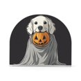 thumbnail image 1 of Yayeee Napkin Holder for Table Set of 2 Kitchen Paper Tissue Organization, White Halloween Dog, 1 of 8