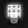thumbnail image 1 of Yayeee LED Night Light for The Home Plug in With Light Sensors 2 Pack, Anchor Pattern, 1 of 6