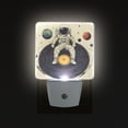 thumbnail image 1 of Yayeee LED Night Light for The Home Plug in With Light Sensors 2 Pack, Beige Astronaut Record, 1 of 6