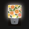 thumbnail image 1 of Yayeee LED Plug in Night Light for The Home with Auto Dusk to Dawn Light Sensors, 2 Pack, Beige Citrus Leaves, 1 of 6