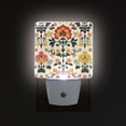 thumbnail image 1 of Yayeee LED Night Light for The Home Plug in With Light Sensors 2 Pack, Beige Floral, 1 of 6
