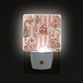 thumbnail image 1 of Yayeee LED Night Light for The Home Plug in With Light Sensors 2 Pack, Beige Gingerbread Houses, 1 of 4