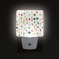thumbnail image 1 of Yayeee LED Night Light for The Home Plug in With Light Sensors 2 Pack, Beige Vegetables Pattern, 1 of 6