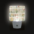thumbnail image 1 of Yayeee LED Night Light for The Home Plug in With Light Sensors 2 Pack, Beige Wildflowers, 1 of 6