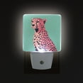 thumbnail image 1 of Yayeee LED Night Light for The Home Plug in With Light Sensors 2 Pack, Big Pink Cheetah, 1 of 6