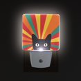 thumbnail image 1 of Yayeee LED Plug in Night Light for The Home with Auto Dusk to Dawn Light Sensors, 2 Pack, Black Cat, 1 of 6