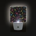 thumbnail image 1 of Yayeee LED Night Light for The Home Plug in With Light Sensors 2 Pack, Black Neon Lightning, 1 of 6