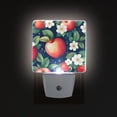 thumbnail image 1 of Yayeee LED Night Light for The Home Plug in With Light Sensors 2 Pack, Blue Apple Pattern, 1 of 6