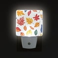 thumbnail image 1 of Yayeee LED Night Light for The Home Plug in With Light Sensors 2 Pack, Blue Leaves, 1 of 6