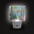 thumbnail image 1 of Yayeee LED Plug in Night Light for The Home with Auto Dusk to Dawn Light Sensors, 2 Pack, Blue Sea Boat, 1 of 6