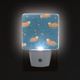 thumbnail image 1 of Yayeee LED Plug in Night Light for The Home with Auto Dusk to Dawn Light Sensors, 2 Pack, Capybaras Swimming, 1 of 6