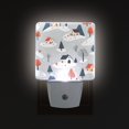 thumbnail image 1 of Yayeee LED Plug in Night Light for The Home with Auto Dusk to Dawn Light Sensors, 2 Pack, Cartoon Blue Houses, 1 of 6