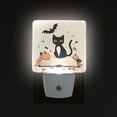 thumbnail image 1 of Yayeee LED Night Light for The Home Plug in With Light Sensors 2 Pack, Cartoon Halloween Cat, 1 of 6