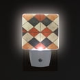 thumbnail image 1 of Yayeee LED Plug in Night Light for The Home with Auto Dusk to Dawn Light Sensors, 2 Pack, Checkered Pattern, 1 of 6