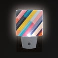 thumbnail image 1 of Yayeee LED Plug in Night Light for The Home with Auto Dusk to Dawn Light Sensors, 2 Pack, Color Striped, 1 of 6