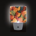 thumbnail image 1 of Yayeee LED Night Light for The Home Plug in With Light Sensors 2 Pack, Colorful Leaves, 1 of 6