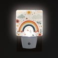 thumbnail image 1 of Yayeee LED Night Light for The Home Plug in With Light Sensors 2 Pack, Cute Rainbow, 1 of 6