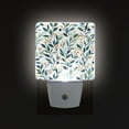 thumbnail image 1 of Yayeee LED Night Light for The Home Plug in With Light Sensors 2 Pack, Darker Leafy Pattern, 1 of 6