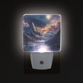 thumbnail image 1 of Yayeee LED Plug in Night Light for The Home with Auto Dusk to Dawn Light Sensors, 2 Pack, Ethereal Mountain, 1 of 6