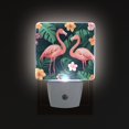 thumbnail image 1 of Yayeee LED Night Light for The Home Plug in With Light Sensors 2 Pack, Flamingo Leaves Pattern, 1 of 6