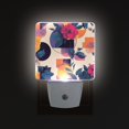 thumbnail image 1 of Yayeee LED Plug in Night Light for The Home with Auto Dusk to Dawn Light Sensors, 2 Pack, Flowers Pattern Style, 1 of 6