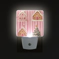 thumbnail image 1 of Yayeee LED Night Light for The Home Plug in With Light Sensors 2 Pack, Gingerbread Houses, 1 of 5