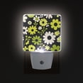 thumbnail image 1 of Yayeee LED Plug in Night Light for The Home with Auto Dusk to Dawn Light Sensors, 2 Pack, Green Flower Pattern, 1 of 4