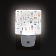 thumbnail image 1 of Yayeee LED Night Light for The Home Plug in With Light Sensors 2 Pack, Green Garden Pattern, 1 of 6