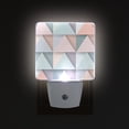 thumbnail image 1 of Yayeee LED Night Light for The Home Plug in With Light Sensors 2 Pack, Green Geometric, 1 of 6