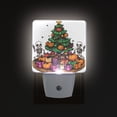 thumbnail image 1 of Yayeee LED Plug in Night Light for The Home with Auto Dusk to Dawn Light Sensors, 2 Pack, Green Halloween Christmas Trees, 1 of 6