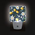 thumbnail image 1 of Yayeee LED Night Light for The Home Plug in With Light Sensors 2 Pack, Lemon Flowers, 1 of 5