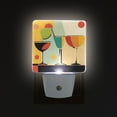thumbnail image 1 of Yayeee LED Plug in Night Light for The Home with Auto Dusk to Dawn Light Sensors, 2 Pack, Modern Glass, 1 of 6