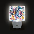 thumbnail image 1 of Yayeee LED Night Light for The Home Plug in With Light Sensors 2 Pack, Musical Pattern, 1 of 6