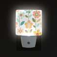 thumbnail image 1 of Yayeee LED Plug in Night Light for The Home with Auto Dusk to Dawn Light Sensors, 2 Pack, Orange Retro Flower, 1 of 6