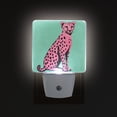 thumbnail image 1 of Yayeee LED Plug in Night Light for The Home with Auto Dusk to Dawn Light Sensors, 2 Pack, Pink Cheetah, 1 of 6